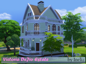 Sims 4 — Victoria DeJio Estate by Ineliz — Victoria DeJio Estate is an ideal hideaway for your sims relaxing weekend! It