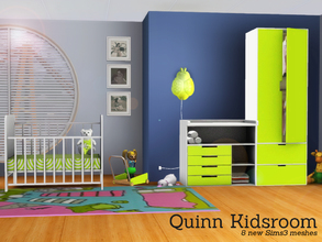 Sims 3 — Quinn Kidsroom by Angela — Quinn Kidsroom, a new nursery for your Sims kids, this set contains the following