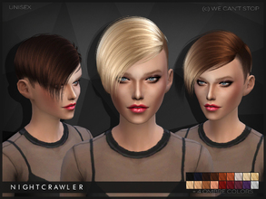 Sims 4 — Nightcrawler-We Can't Stop by Nightcrawler_Sims — S3 conversion Unisex hair T/E Smooth bone assignment All lods