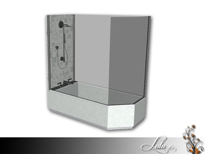 Sims 3 — Loft Bathroom Tub by Lulu265 — Part of the Loft bathroom Set Please do not copy, clone or reupload Fully
