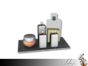 Sims 3 — Loft Bathroom Candles by Lulu265 — Part of the Loft bathroom Set Please do not copy, clone or reupload Fully