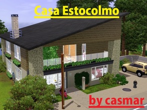 Sims 3 — Casa Estocolmo by casmar — Nice house, family style, large, spacious, comfortable, friendly and with magnificent