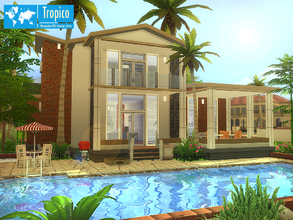 Sims 4 — Tropico 'Fully Furnished' by brandontr — Welcome to a Tropic Dream! This house has 2 rooms and bathrooms for