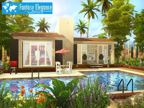 Sims 4 — Fantasy Elegance 'Fully Furnished' by brandontr — Fantasy Elegance was one of my The Sims 3 house that the most