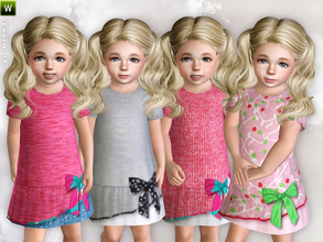 Sims 3 — Riviera Stroll by lillka — Riviera Stroll - Toddler Dress Everyday/Formal 4 styles/recolorable I hope you like