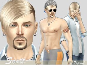 Sims 4 — Scott - Young Adult by TugmeL — A handsome model named Scott!. Here is the list of ALL The CC files you need to