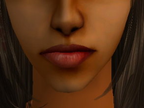 Sims 2 — Tinted Lip Balms 4.0 - d by zaligelover2 — Matching Maxis\' darkest skin tone.