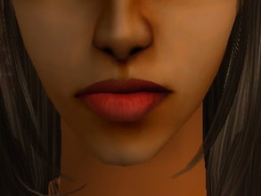 Sims 2 — Tinted Lip Balms 4.0 - e by zaligelover2 — Matching Maxis\' darkest skin tone.