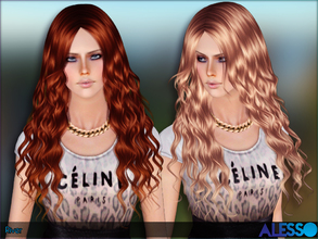 Sims 3 — Anto - River (Hair) by Anto — Long curly hair for females