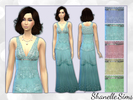 Vneck Glitter formal gown - Click to view and download separately!