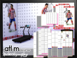 Sims 4 — ATL_Madrid set by nicol6002 — ATL_Madrid set includes: ATL_Madrid tiles includes 6 different tile variations