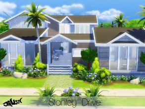 Sims 4 — Stanley Drive by Jaws3 — This lovely modern home is perfect for any growing sim family. It features six