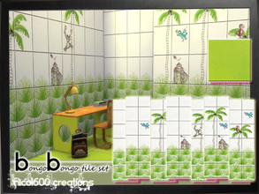 Sims 4 — BongoBongo tile set by nicol6002 — BongoBongo tile set includes: BongoBongo tiles in 7 different variations with