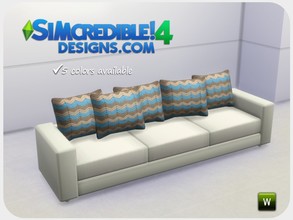 Sims 4 — Evening Falls Sofa by SIMcredible! — * 5 colors variations __________________ by SIMcredibledesigns.com