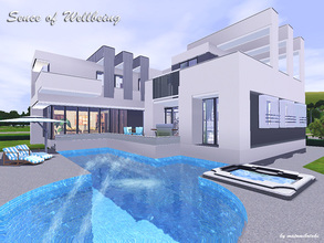 Sims 3 — Sence_of_Wellbeing by matomibotaki — A very luxury and modern split-level house with comfort and style. Details: