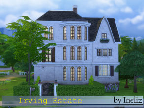 Sims 4 — Irving Estate by Ineliz — The Irving Estate belonged to a wealthy aristocratic family from Britain. When that