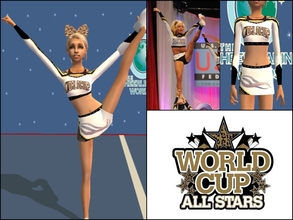 Sims 2 — World Cup ShootingStar Uniform Teen by Cheer4Sims2 — World Cup ShootingStar Uniform Teen