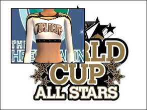 Sims 2 — World Cup ShootingStar Uniform Top Teen  by Cheer4Sims2 — World Cup ShootingStar Uniform Teen