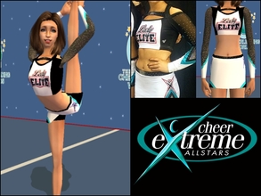 Sims 2 — Cheer Extreme Lady Elite Uniform Teen by Cheer4Sims2 — Cheer Extreme Lady Elite Uniform Teen