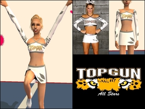 Sims 2 — Top Gun Angels Cheer Uniform by Cheer4Sims2 — Top Gun Angels Cheer Uniform