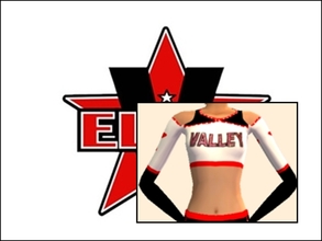 Sims 2 — Valley Elite Cheer Uniform Top by Cheer4Sims2 — Valley Elite Cheer Uniform Top