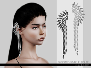 Sims 3 — LeahLillith Shooting Stars Earcuff by Leah_Lillith — Shooting Stars Earcuff 2 recolorable areas hope you'll