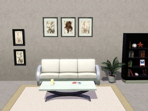 Sims 3 — Serenity photos set by Prickly_Hedgehog — A set of 2 photo groups of serene natural silhouettes in subdued