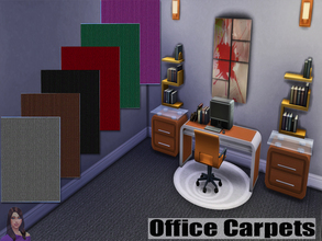 Sims 4 — Office Carpets. by SIMSCREATIONS13 — Office carpets for your sims study's, home or office. Colours come in pink,
