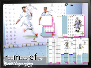 Sims 4 — Real_Madrid CF set by nicol6002 — Real_Madrid CF set includes: Real_Madrid CF tiles with 6 different tile