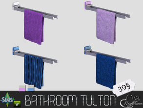 Sims 4 — Tulton Bathroom Towelholder (Recolor 2) by BuffSumm — Recolor Set matching the Tulton Bathroom. Most objects