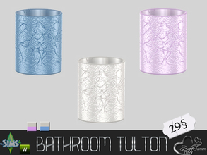 Sims 4 — Tulton Bathroom Trashcan (Recolor 2) by BuffSumm — Recolor Set matching the Tulton Bathroom. Most objects