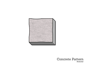 Sims 3 — Concrete Horizontal by Angela — Horizontal Concrete