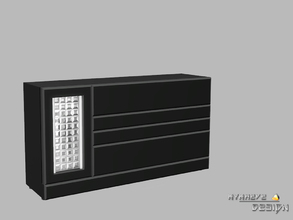 Sims 4 — Altara Dresser by NynaeveDesign — This dresser provides plenty of clothing storage and a large surface area for