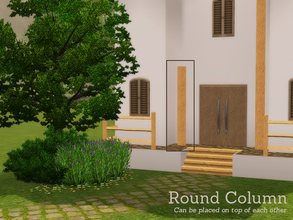 Sims 3 — Round Column by Angela — Round Column. Made by Angela as was requested. (2013) 