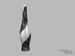 Sims 4 — Altara Vase by NynaeveDesign — The metallic colors and ceramic touches of this vase will be a lovely update to a
