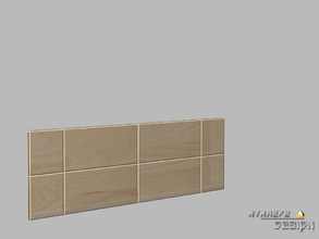 Sims 4 — Altara Headboard by NynaeveDesign — The clean lines of this headboard are perfect for those who seek to update a