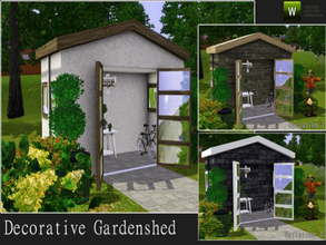 Sims 3 — Gardenshed by Angela — Decorative Gardenshed. needs to be placed using MoveObjects on Cheat on, because this was