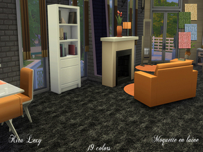 Sims 4 — Floor Carpet Wool by Kira_Lexy — Carpet in 19 colors to customize your home. Seamless texture. I hope you enjoy