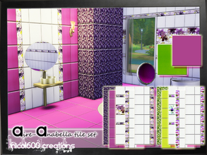 Sims 4 — Aire-Anabella tile set by nicol6002 — Aire-Anabella tile set includes: Aire-Anabella tiles in 10 variations and