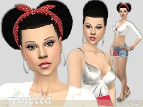Sims 4 — Amelia - Young Adult by TugmeL — A beautiful model named Amelia!.. Here is the list of ALL The CC files you need