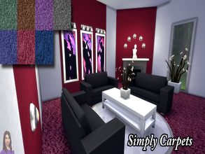 Sims 4 — Simply carpets. by SIMSCREATIONS13 — Simply carpets come in a variety of colours. 
