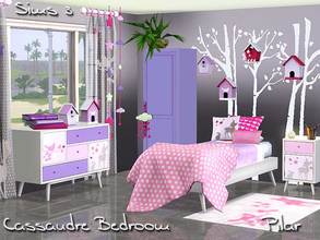 Sims 3 — Cassandre Bedroom by Pilar — A world of girls and stories