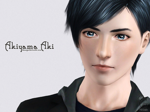 Sims 3 — Akiyama Aki by Bby-L — He looks like a good guy, huh? But..Don't get fooled by his look. Because, he has Evil