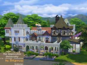 Sims 4 — The impossible University by Leander_Belgraves — The Impossible University 3 Bedrooms, 3 Bathrooms which child