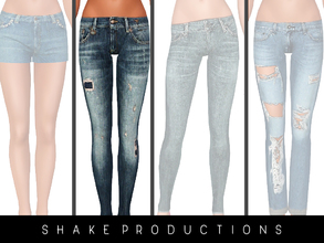 Sims 3 — SET ShakeProductions 14-1 by ShakeProductions — realistic jeans - recolorable