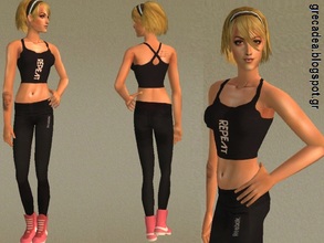 Sims 2 — let\'s get fit! by grecadea2 — An everyday/athletic outfit for the sporty Sims. It includes the reebok leggings,