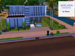 Sims 4 — ADELAIDE (unfurnished) by Alexiak1232 — A nice house for a family up to 4 sims. The house is unfurnished in
