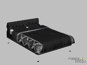 Sims 3 — Altara Bed by NynaeveDesign — Located in Comfort - Beds Price: 1000 Tiles: 3x2 Poly Count: high detail mesh -