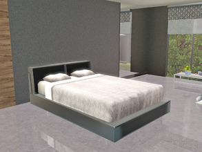 Sims 3 — Bedsroom Cedar - Double Bed by ung999 — Bedsroom Cedar - Double Bed @ TSR