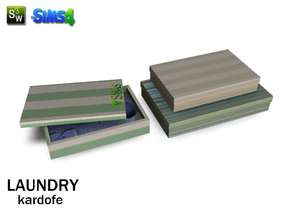 Sims 4 — kardofe_Laundry_Boxes by kardofe — Sorting boxes for laundry